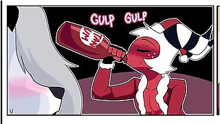 Car Toon - Loona Has Sex With Moxxie At The Christmas Party