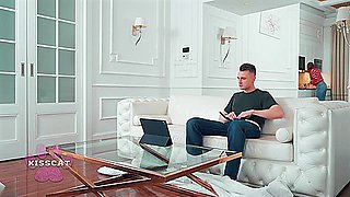Audrey Reid And Kiss Cat In Oops... Cum Inside Wifes Stepsister!? Husband Fucks Two Step Sis In Share Bed X Mrcat