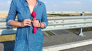 Masturbation on a Busy Street Completely Naked