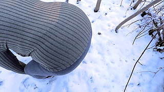 Complete Naked BDSM in Snow
