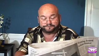 Chubby Bald Guy Was Too Boring, So She Left Him for a Hairy Stud