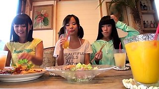 Amateur Asian teen fucked hard on bed