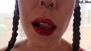 Amateur Big Boobs jerks Big Dick