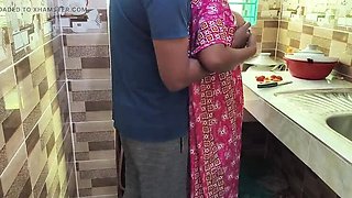 Hot Desi Bhabhi Gets Fucked By Devar In The Kitchen - Bangla Voice Homemade Sex
