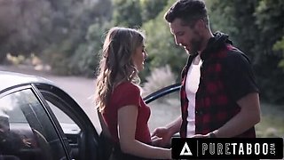 Kristen Scott Desperate Hitchhiker Seduces Mike Mancini For Survival Sloppy Blowjob Outdoor Sex Cum Swallow
