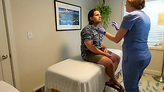Ceo Gets a Physical From the Company Nurse