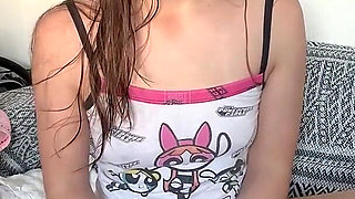 Blonde Big Ass Remembering the Party While Masturbating