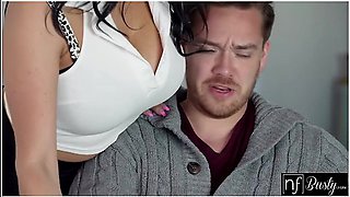 Busty Teacher Mona Azar Rides Students Big Cock - S15:e11