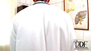Doctor Nick spanks his patient