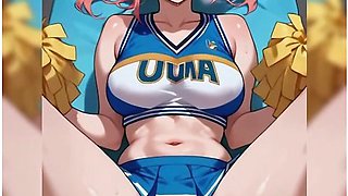 Cute Cheerleader Visits Her Ex-boyfriend To Show Him Her Big Tits And Have Sex For A While