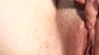My Small and Sweet Clitoris, Caressing It in Close-up