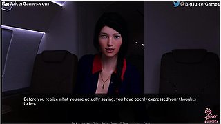 Car Toon In Love In The Clouds Above Trinity: Flight Attendant Gets Fucked In The Airplane Toilet (hd Gameplay)