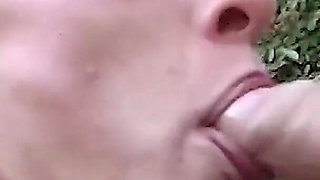 Outdoor Fuck, Blowjob, Cumshot