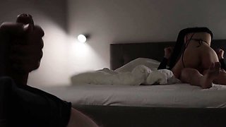 Cuckold had vacation sex with his wife and another