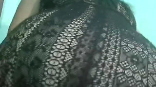 Sexy Filipina Milf Sexy Striptease In Black