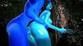 Na'Vi Slut Fucked Hard by Jake Sully in Pandora - 3D Hentai Anal
