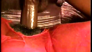 Chick with huge tits gets fucked wearing lingerie