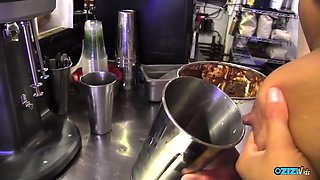 Lesbian Milf Mentors The Blonde By Having Kitchen Sex With Loads Of Fingering And Pussy Eating