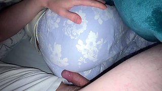 Taboo teen pussy teasing with sweet stepsis in panties