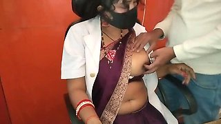 Desi Ex-Hotwife Hardcore Fucking in Hindi - Hot Couple Viral MMS Video with Big Tits