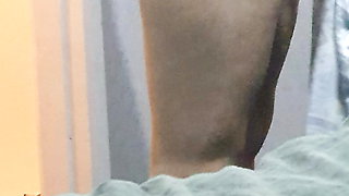 Step mom on sexy tights walking into step son room
