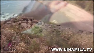 German Big-ass Girl Outdoor Bareback Sex