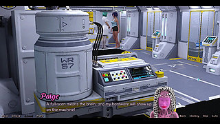 Stranded in Space - Blue Haired MILF Want Threesome with Me & Hot Busty Doctor