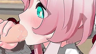 Honkai Star Rail - Hyacine X Caelus Passionate Sex - 3D Hentai Animation