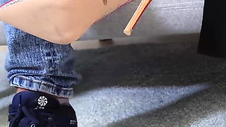 Sexy Landlord in High Heels Goes Femdom on Her Tenant