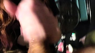 Czech amateur blowjob and fucking POV in public