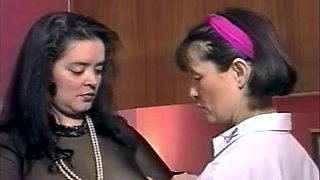Retro xxx French movie with lesbian sex scenes