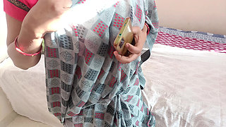 Bhabhi Talks Dirty to Her Husband Over Phone While Her Devar Fucks Her Wt Pussy From Behind