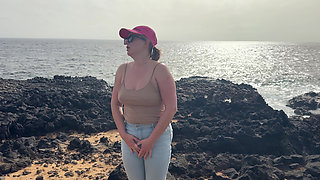 Beach Jeans Wetting - Sandy and Soaked