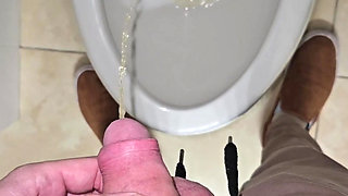 Pissing Compilation - Aaron Skeetman Peeing Everywhere and Playing with his Foreskin