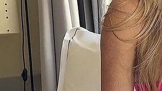 Lonely Widow Fucks Stepson and Swallows Cum