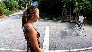 Big ass Thai MILF amateur GF fucked hard