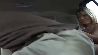 Hardcore Blonde Wife In Van