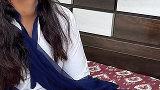 Komal Went Straight to the Teacher's House but the Class Had Not Started yet, so She Taught the Masterbation Class.