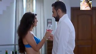 Very Sexy Blue Saari Removing n Kissing Very Very Romantic Sexy