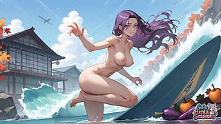 Purplish Street Sip: Nekomata's Midday Moxie