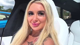 Tesla Autopilot Sex - Big Tits Blonde Bombshell Jaz Jizzes