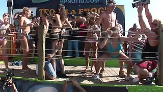 oiled up wrestling with college students