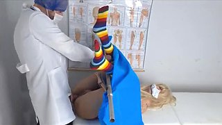 Doctor Can't Resist Teen Patient’s Wet Pussy During Exam