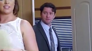 Secretary Maddy Oreilly Gets Bent Over By Horny Boss