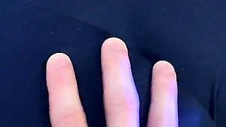 Leggings Ass Grabbing Cum on Thong Cucky