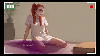 Mila Ai V1.3.2b (by Addont) - Mila Teasing The Courier - Hentai Animated Game - Hentai Anime
