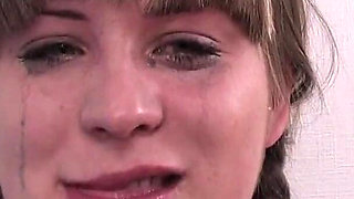 Brunette with Natural Tits From Russia Gets Pounded by Huge Cock at Audition