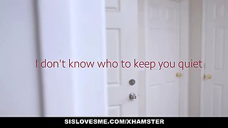 Sislovesme - hot little sister-in-law sucks my penis