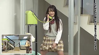 Asian Schoolgirl's 360-Degree Public Phone Booth Orgasm x2xABCCD78D033D3B5DEB