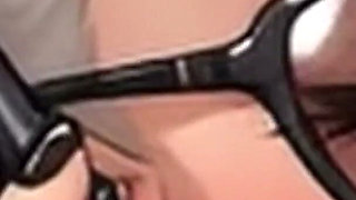 Waifu Mature Secretary POV - Office Phone Call Close-up Boob Teasing Undressing